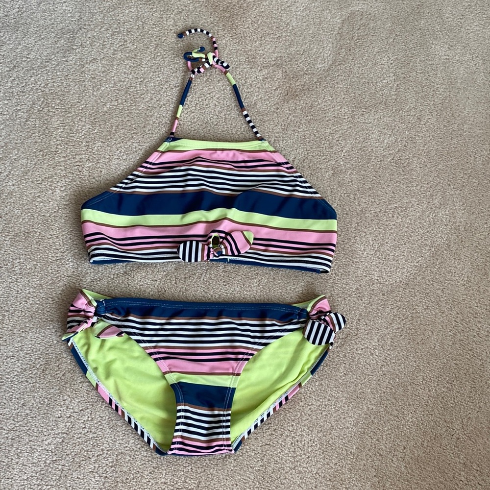 Raisins Girls Striped Bikini